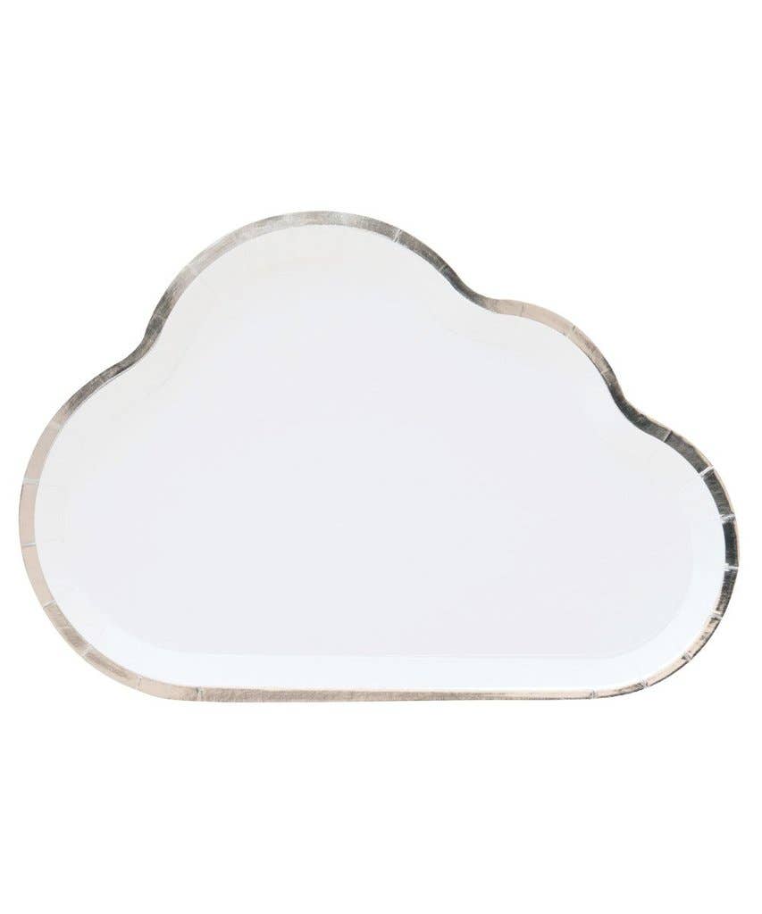 Novelty Plates - Cloud- 8 pk.