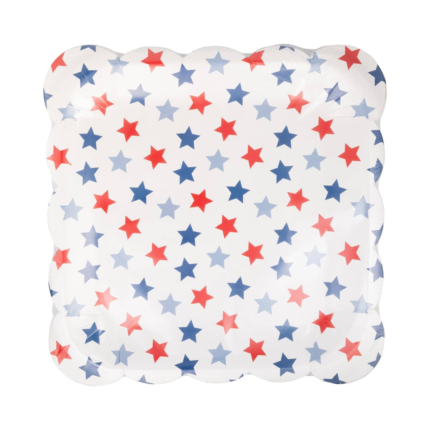 Stars square Plate - 8 pk