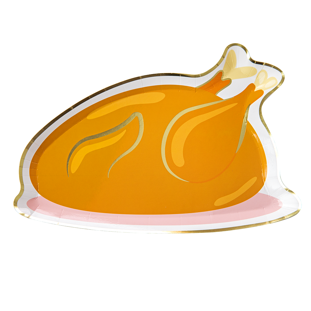 Turkey Gather Dinner Plates - 12 Pk.