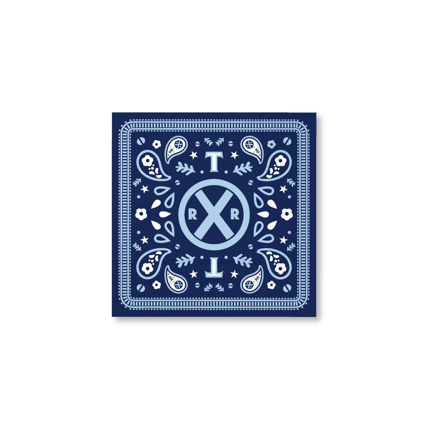 THOMAS & FRIENDS™ TRAIN SMALL BLUE BANDANA NAPKINS - 24 pk