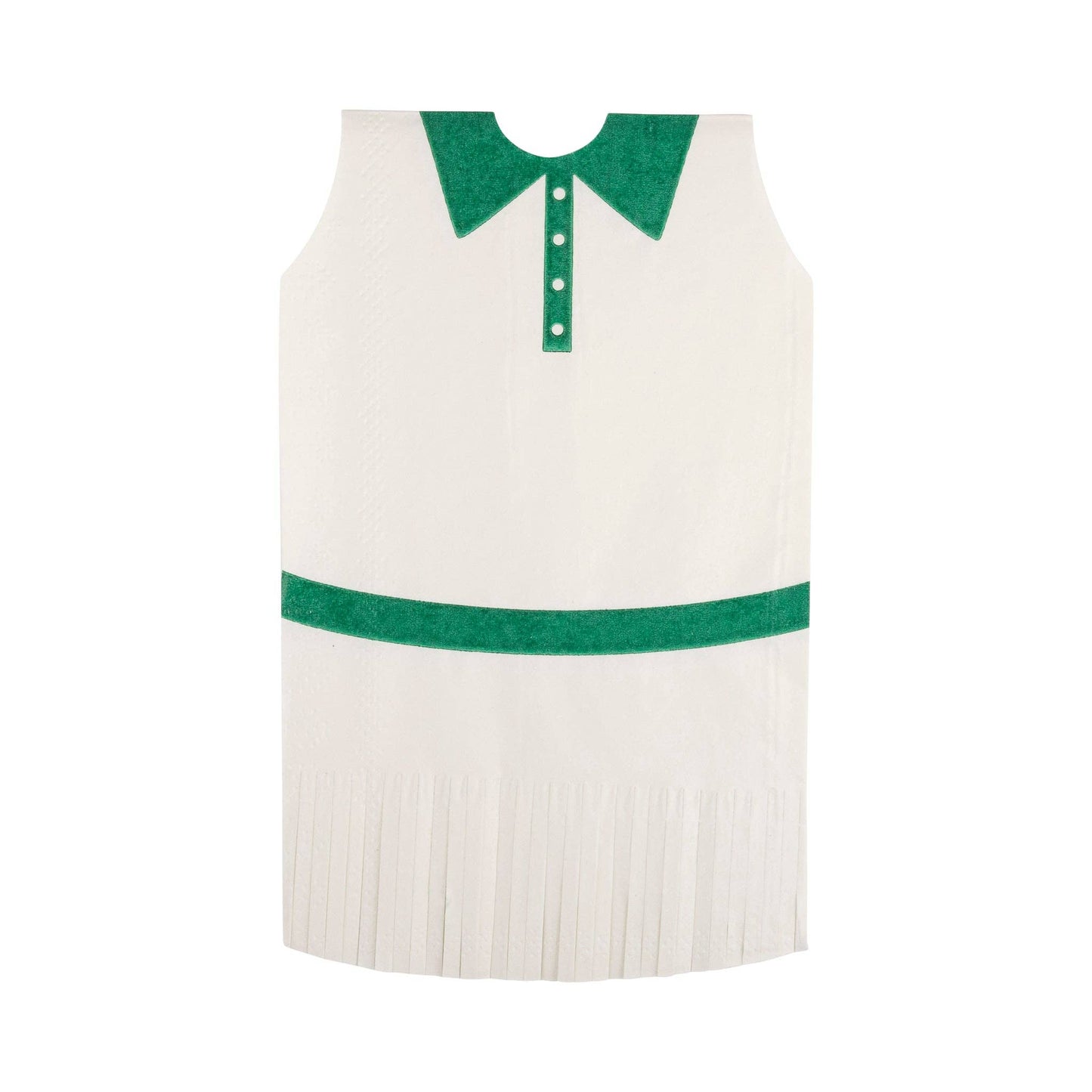 Tennis Dress Fringed Napkin 2 designs - 24 pk
