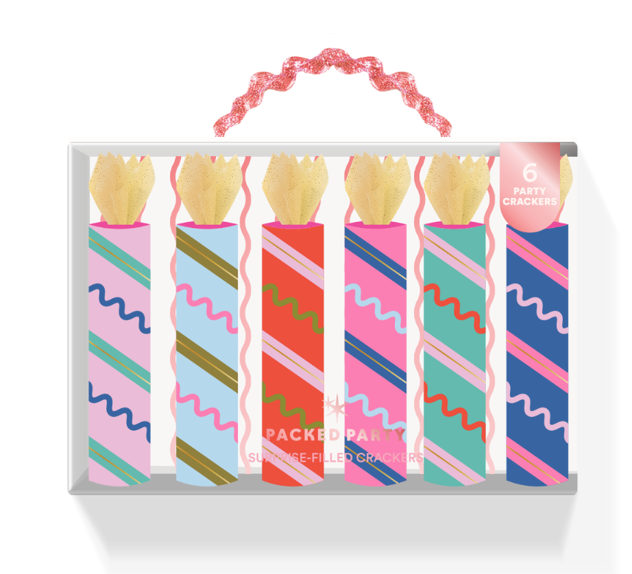 Birthday Wishes Birthday Surprise Party Crackers - 6 pk