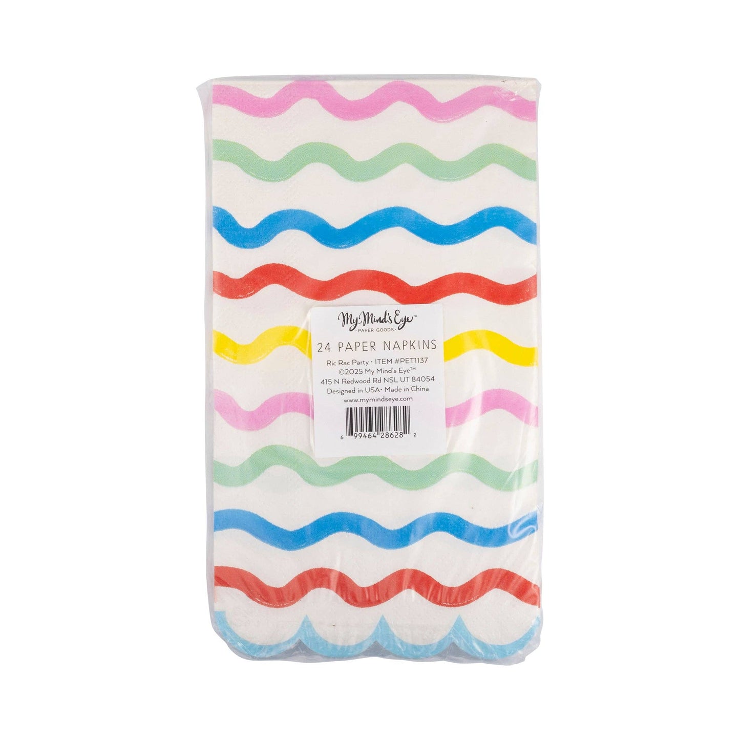 Ric Rac Guest Napkin - 24 pk
