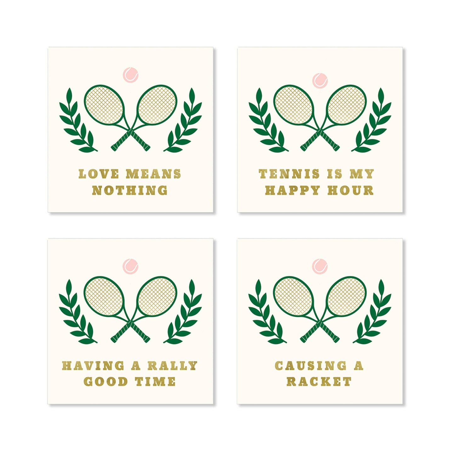 Tennis Sayings Napkin Set - 16 pk