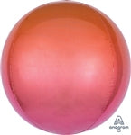 16" Orbz sphere pink and orange ombre