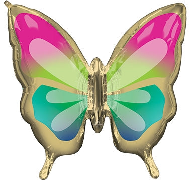 29" Tropical Butterfly foil Balloon