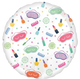 18" Spa party design foil balloon