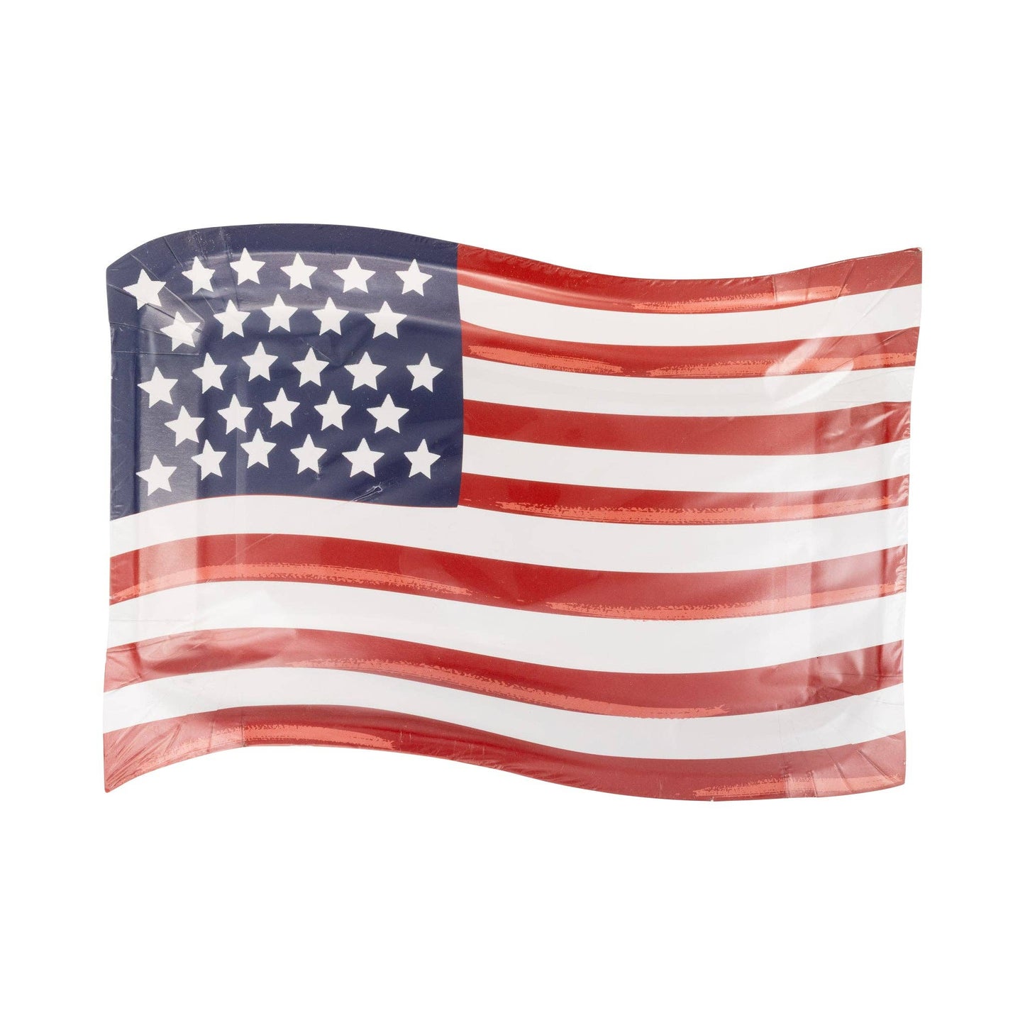 Wavy Flag Plate - 8 pk