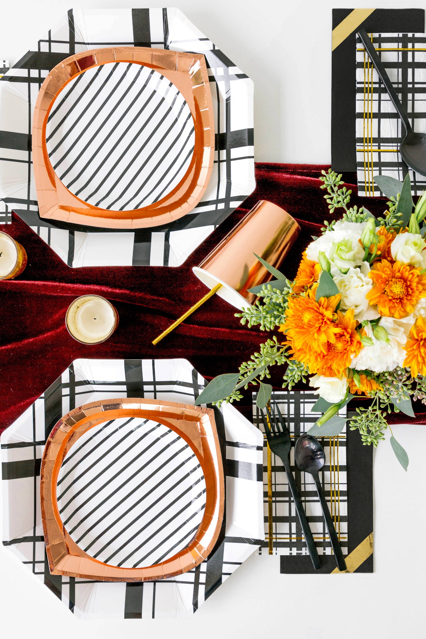 Posh rose gold 12 oz Cups - 8 Pk.