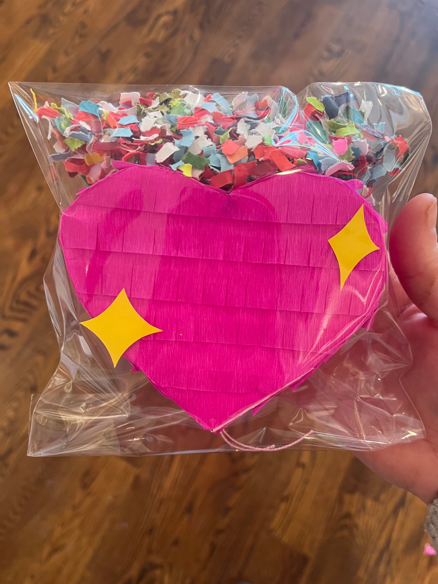PRE-ORDER Sparkling Heart emoji pinatas!