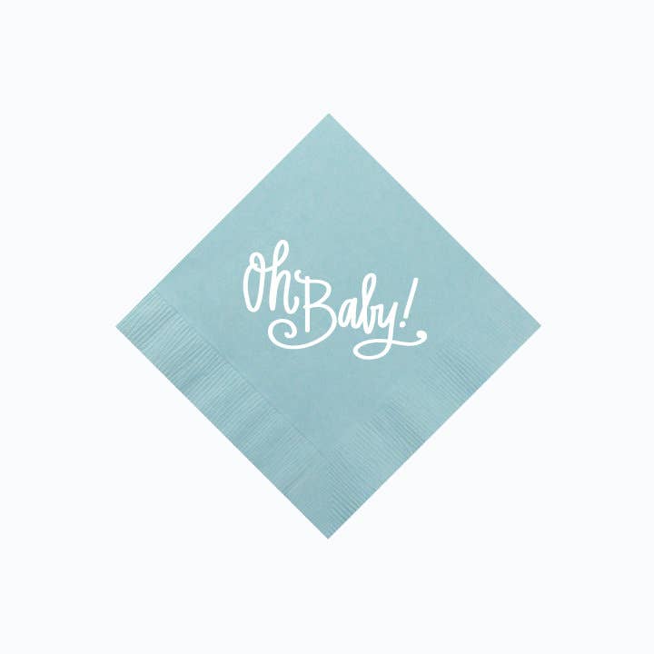Oh Baby!| Napkins: Baby Pink - 25 pk