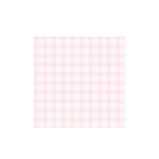 Pink Gingham Napkin- 16 pk