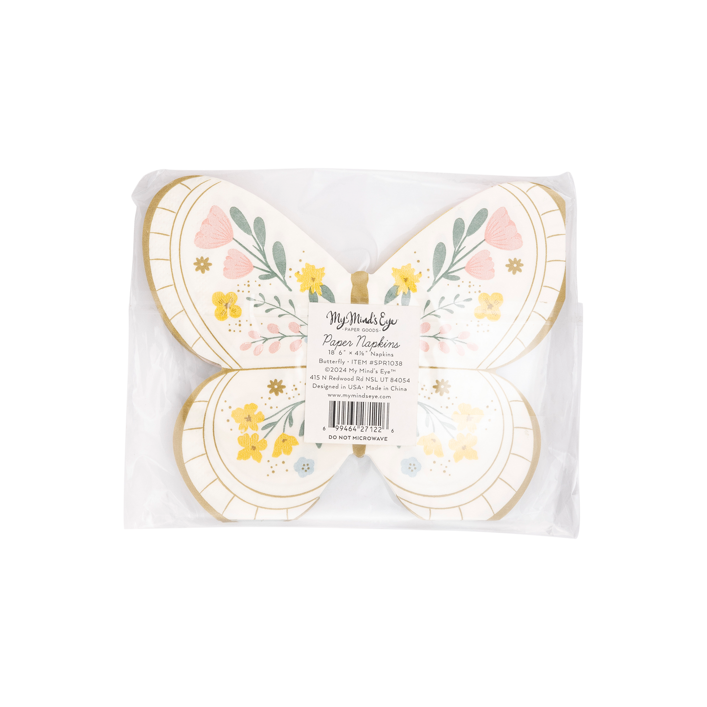 Butterfly Napkins - 18 pk