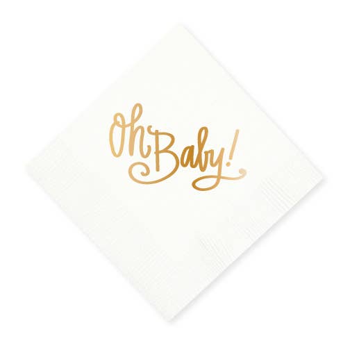 Oh Baby! - Napkins Baby BLUE Napkins - 25 pk