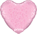 18" prima Light Pink Matte & Shiny foil heart
