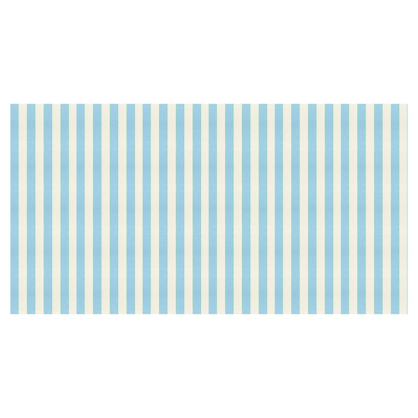 Pale Blue Striped Paper Tablecloth - 1 pk