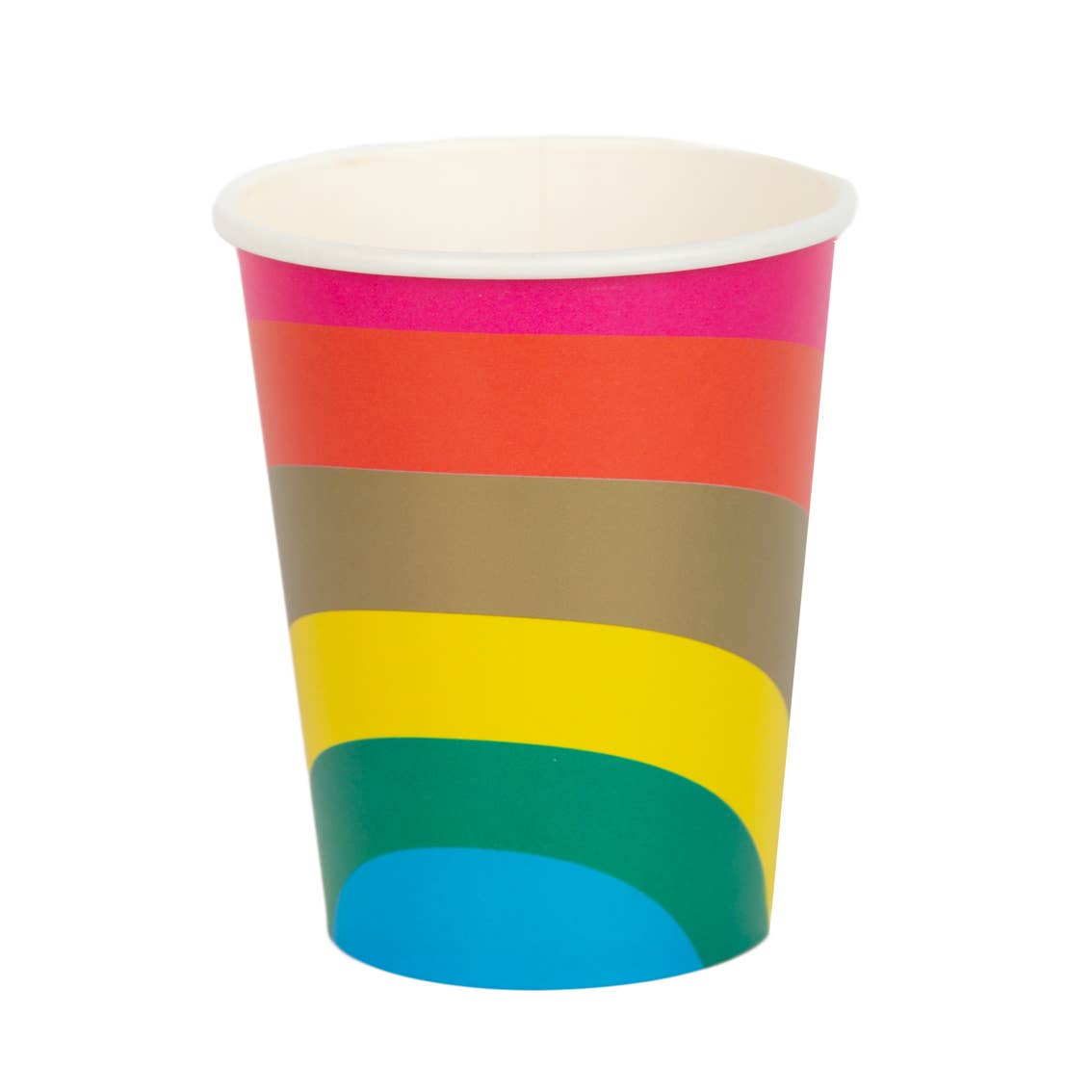 Rainbow Party Cups - 8 Pack
