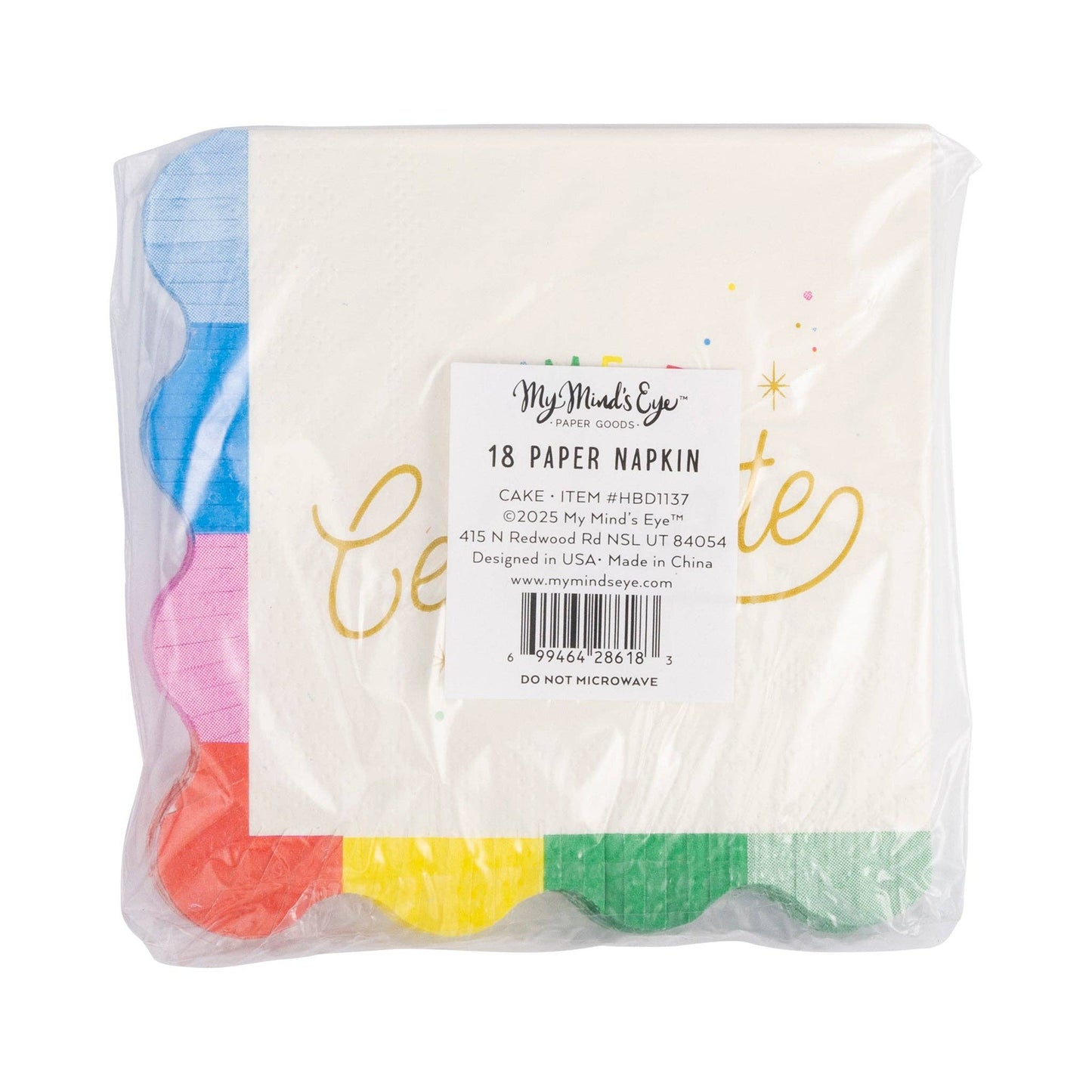 Time to Celebrate Cocktail Napkin - 18 pk