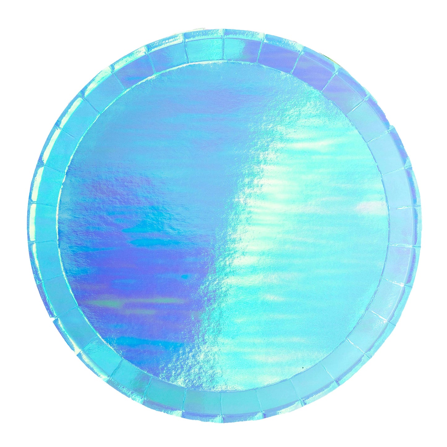 Posh Bubble Mint Round Dessert Plates - 8 Pk.