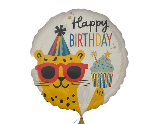 18” Happy birthday foil balloon
