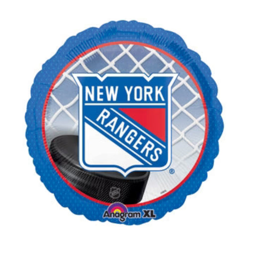 18" NHL New York Rangers Hockey Foil Balloon