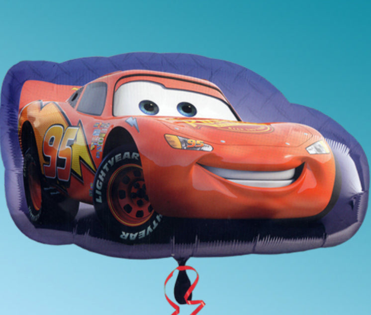 34” Cars Lightning McQueen foil balloon