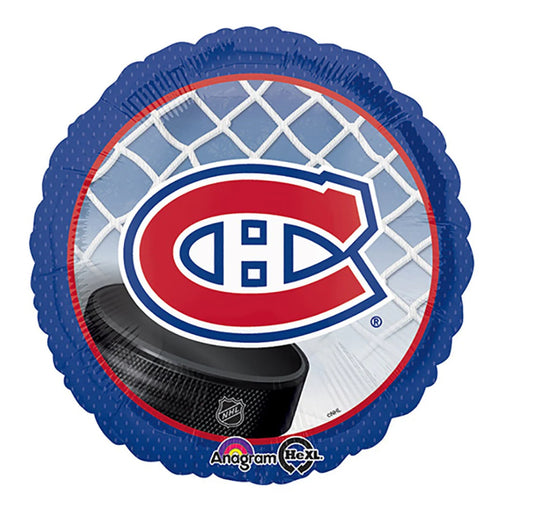 18 inch NHL MONTREAL CANADIENS HOCKEY TEAM Foil Balloon