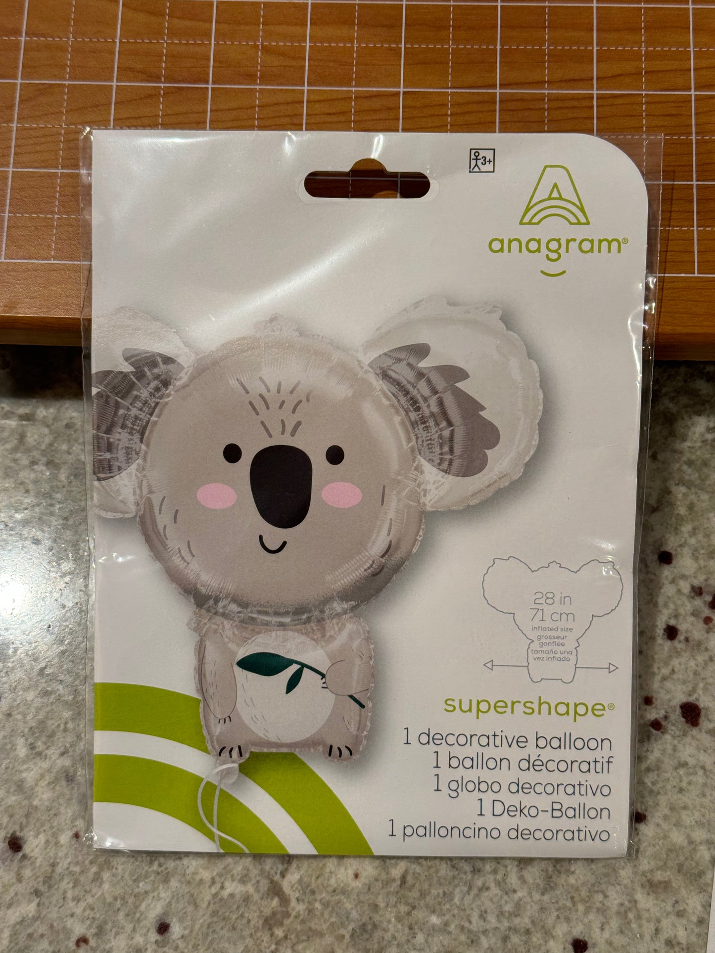 28" Koala foil balloon