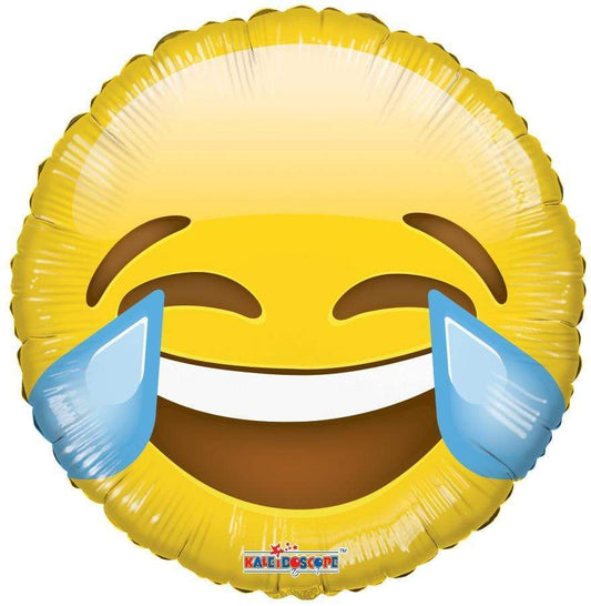 18" Crying laughing Emoji foil balloon 1D