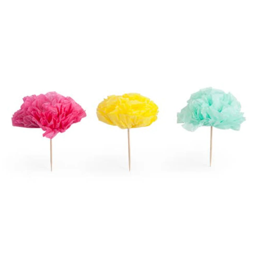 Flower Treat Picks - 12 pk