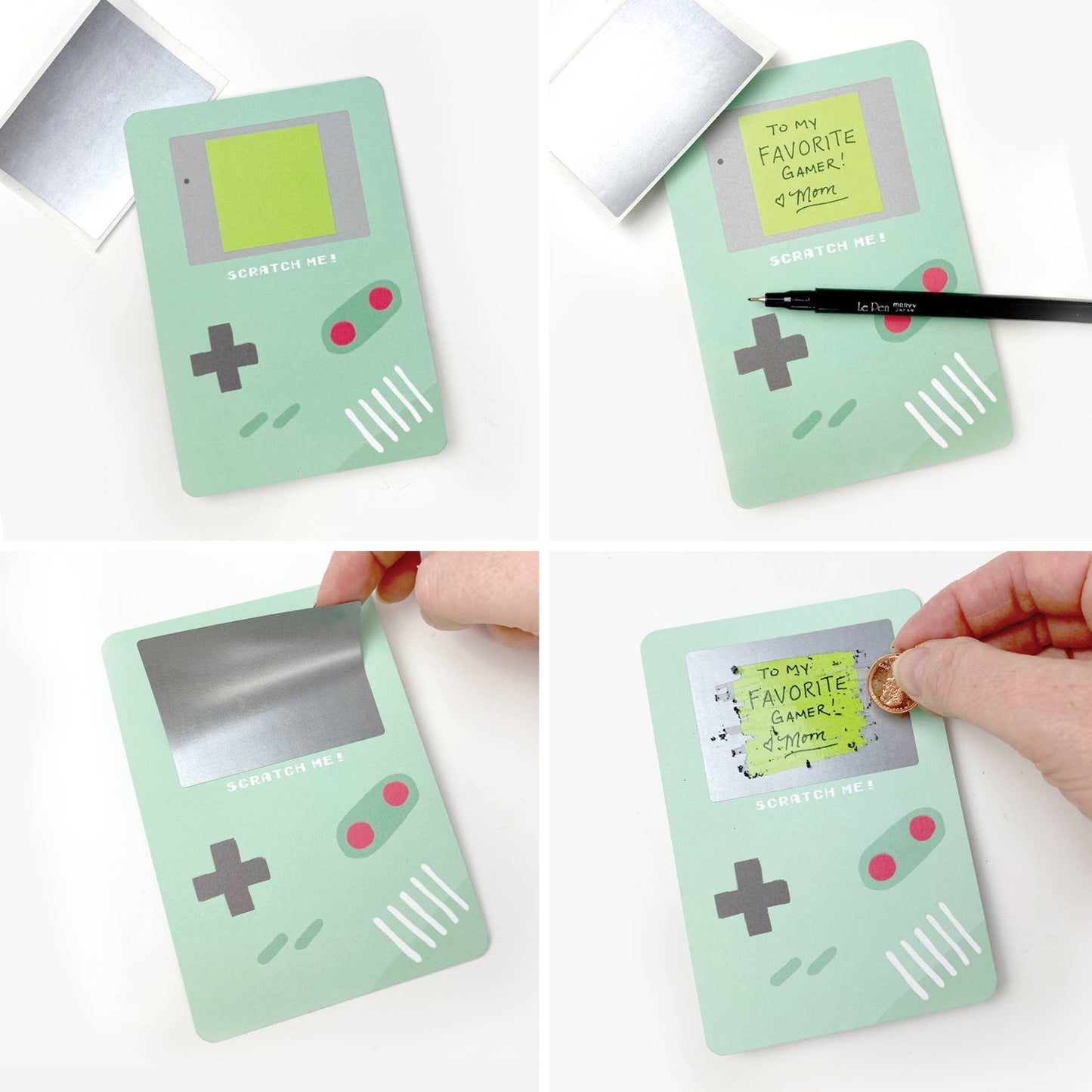 Scratch-off Valentines - Gamer