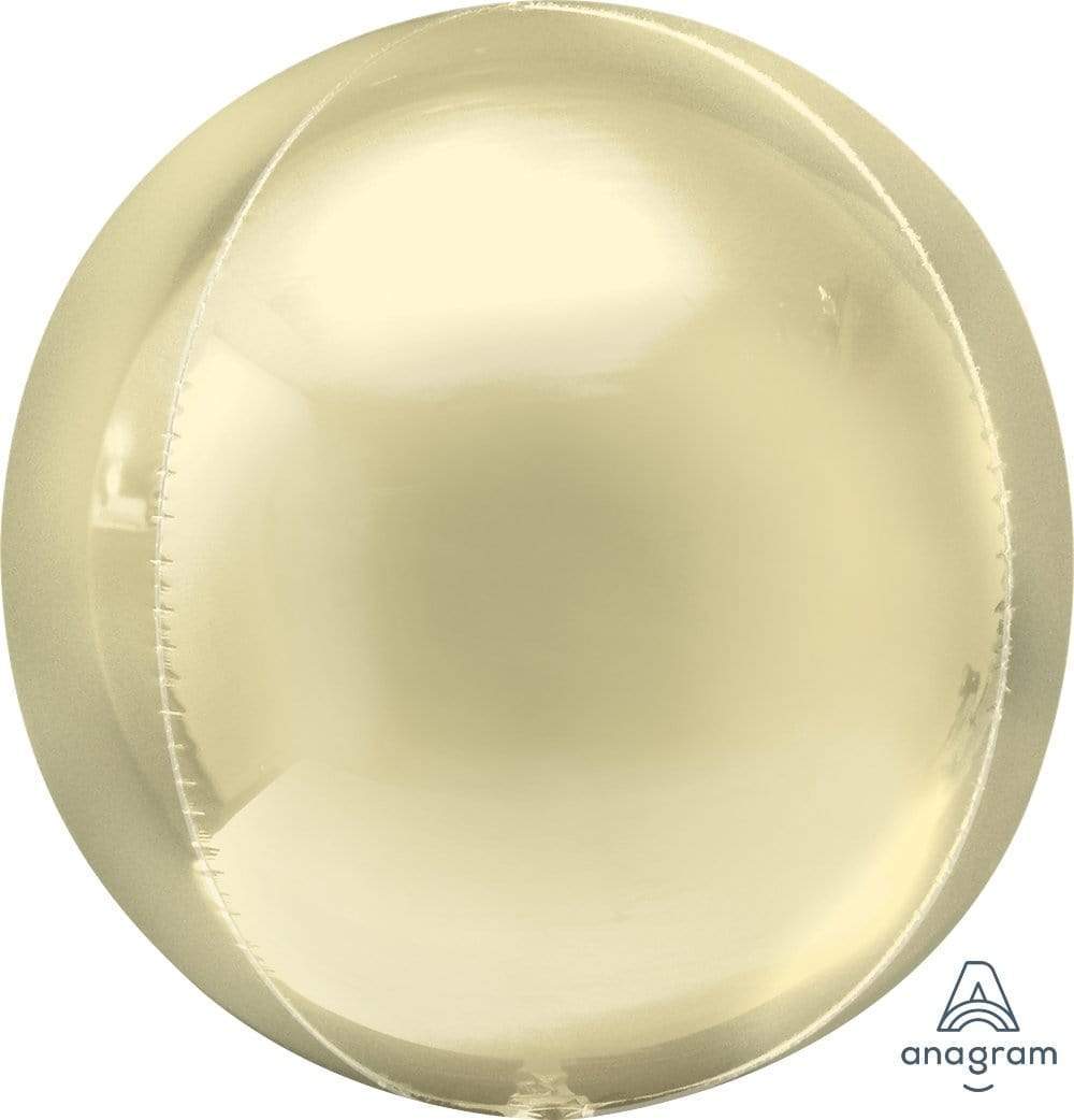 16" Orbz sphere pastel yellow