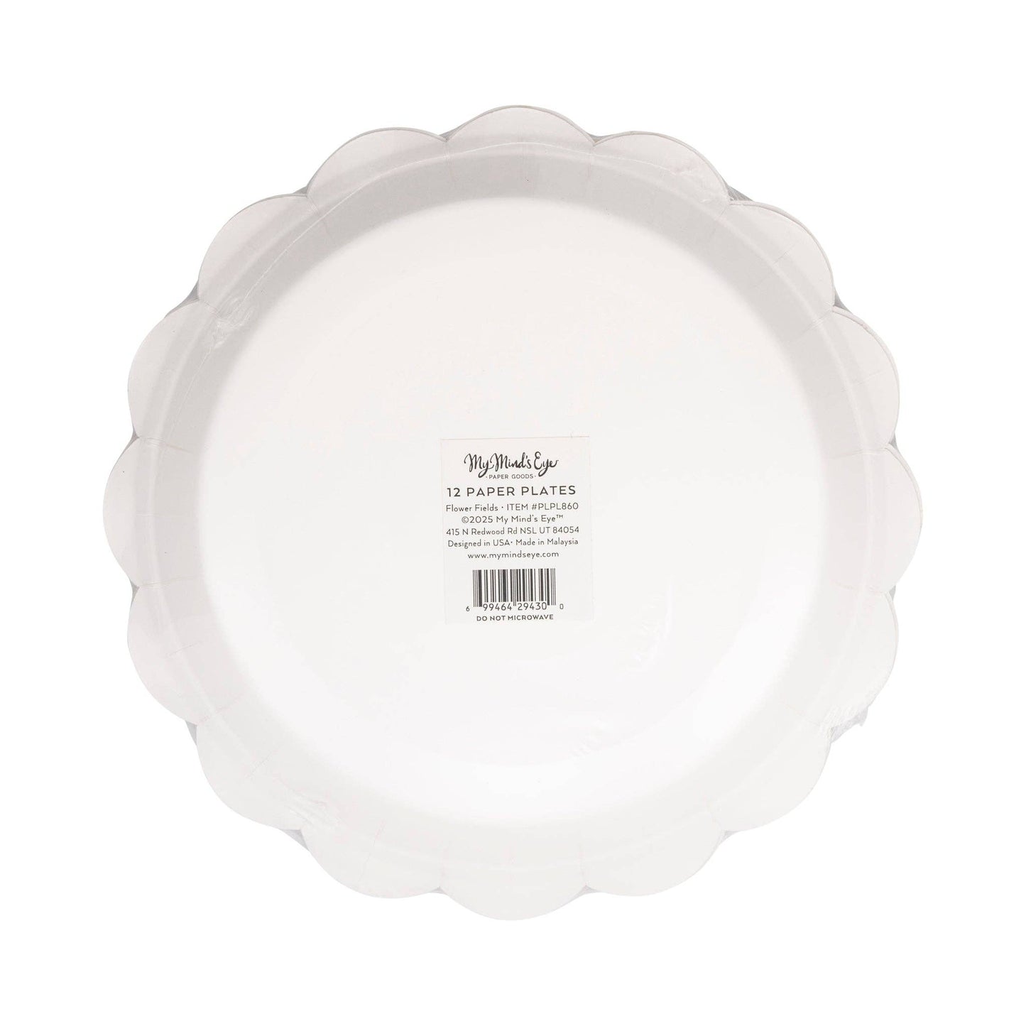 Flower Fields Paper Plate - 8 pk