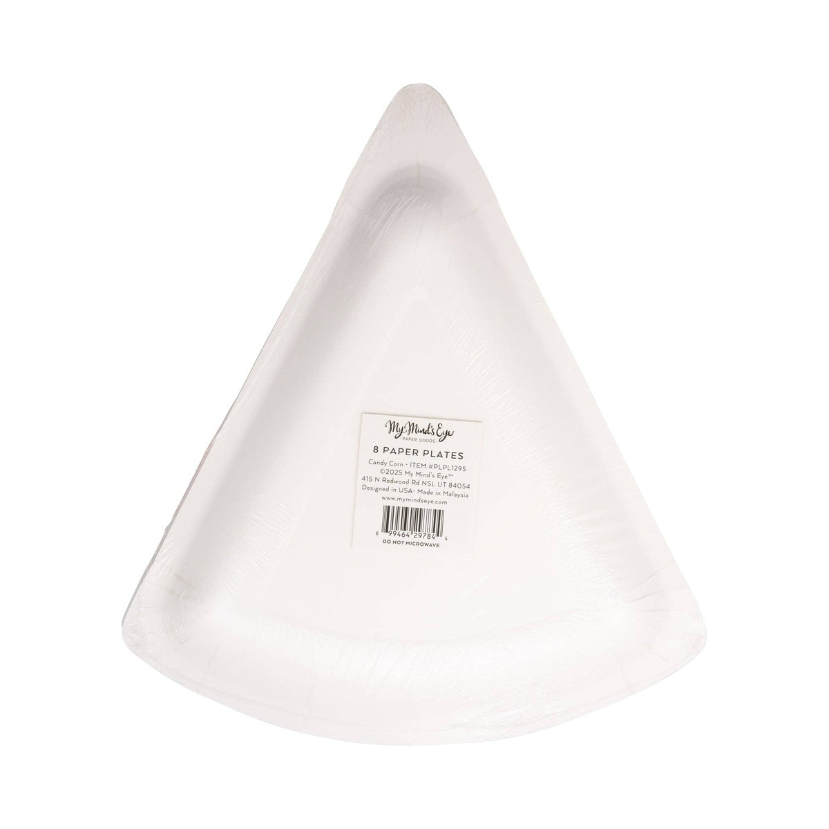 Candy Corn Shaped Plate