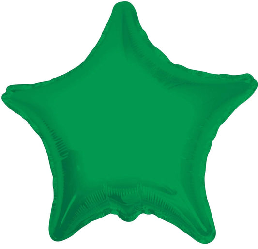 18" Green foil star balloon