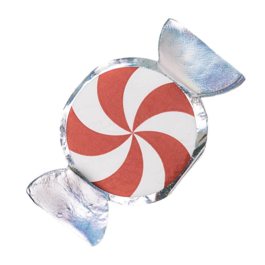 Peppermint Guest Napkins - 16 Pk. - 2 Color Options