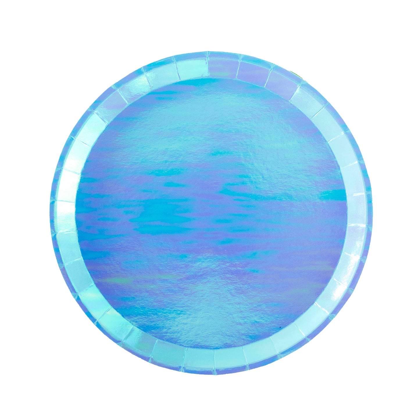 Posh Bubble Mint Round Dessert Plates - 8 Pk.