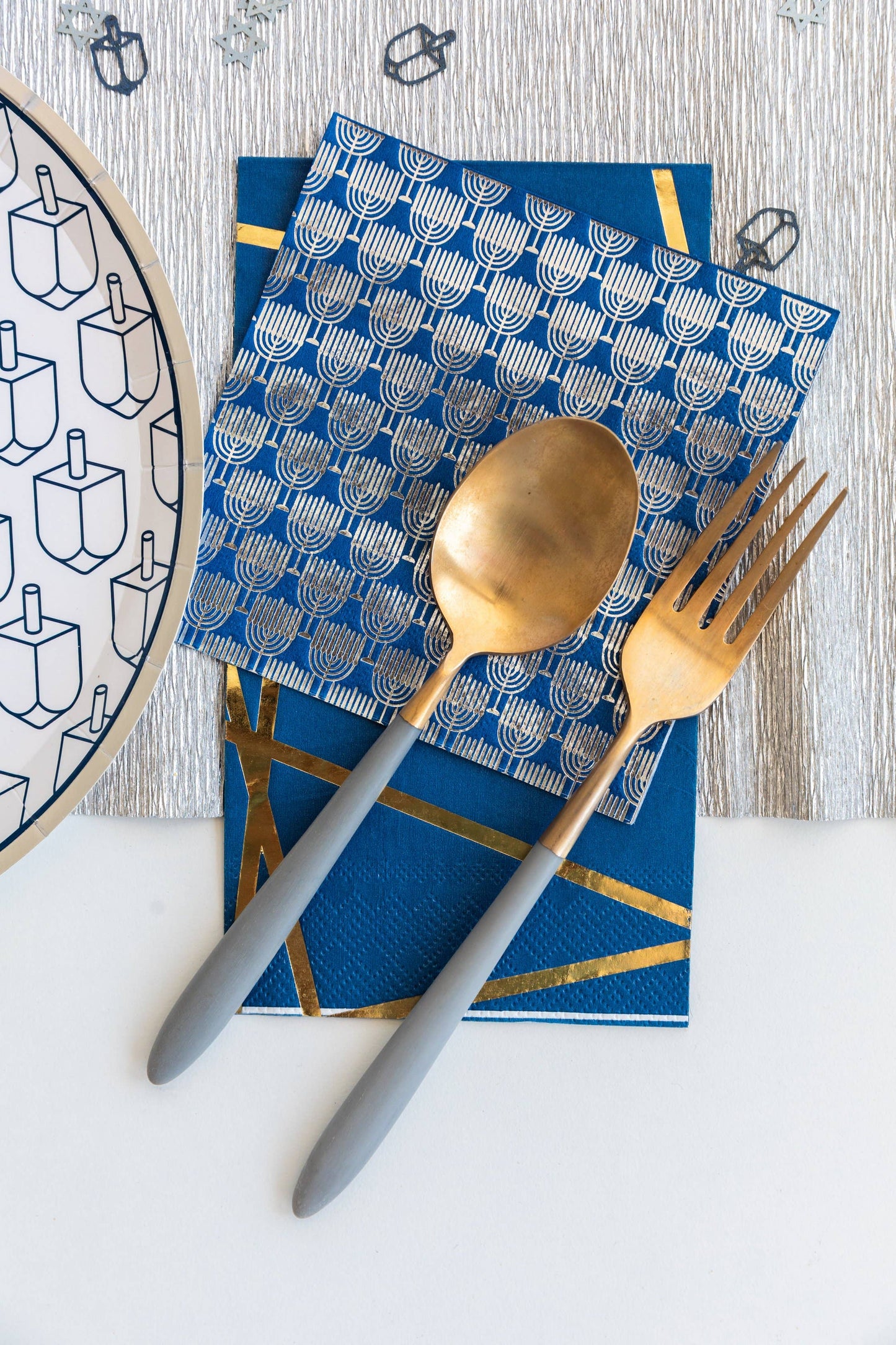 Menorah Cocktail Napkins - 20 Pk.