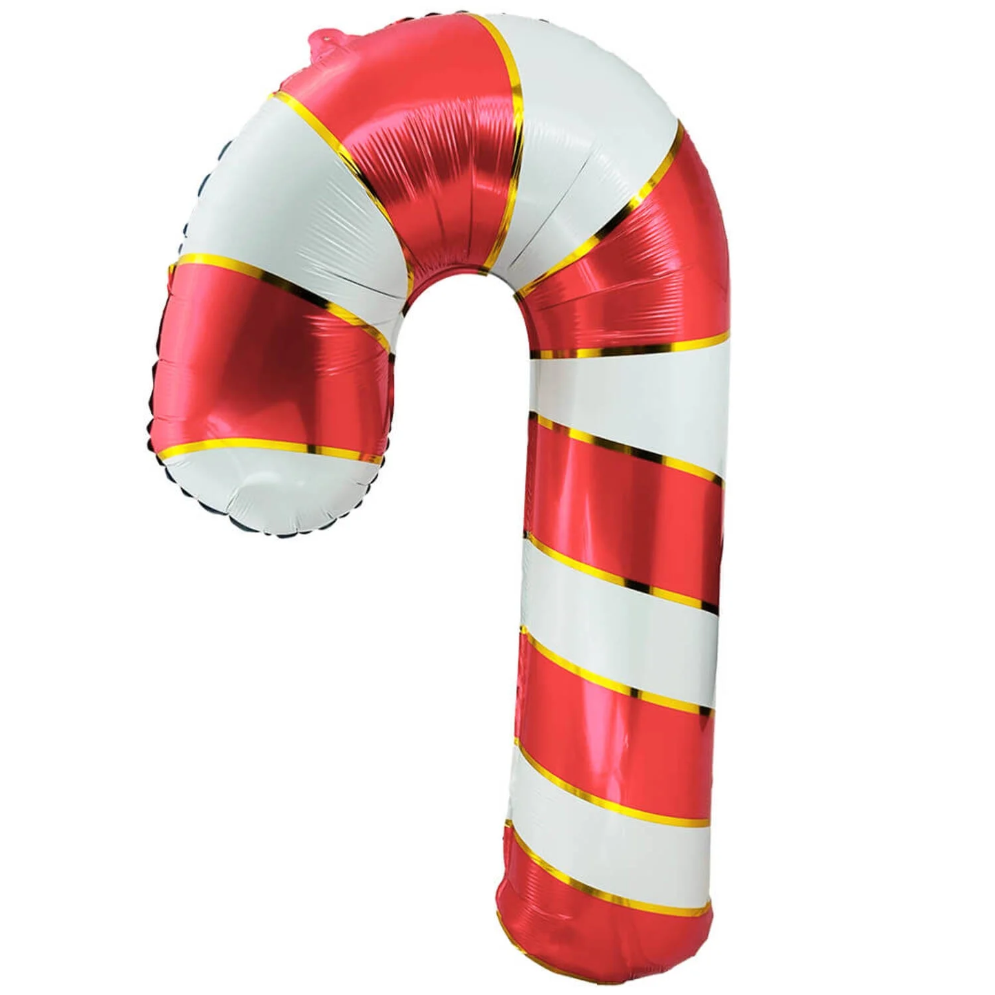 34" candy cane foil balloon