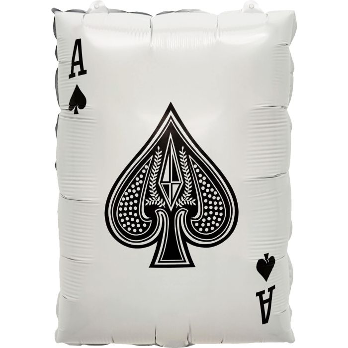 22" Ace of Clubs Casino Card balloon