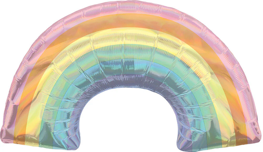 34" Iridescent Rainbow foil balloon