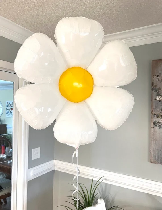 24" flower margarita foil balloon