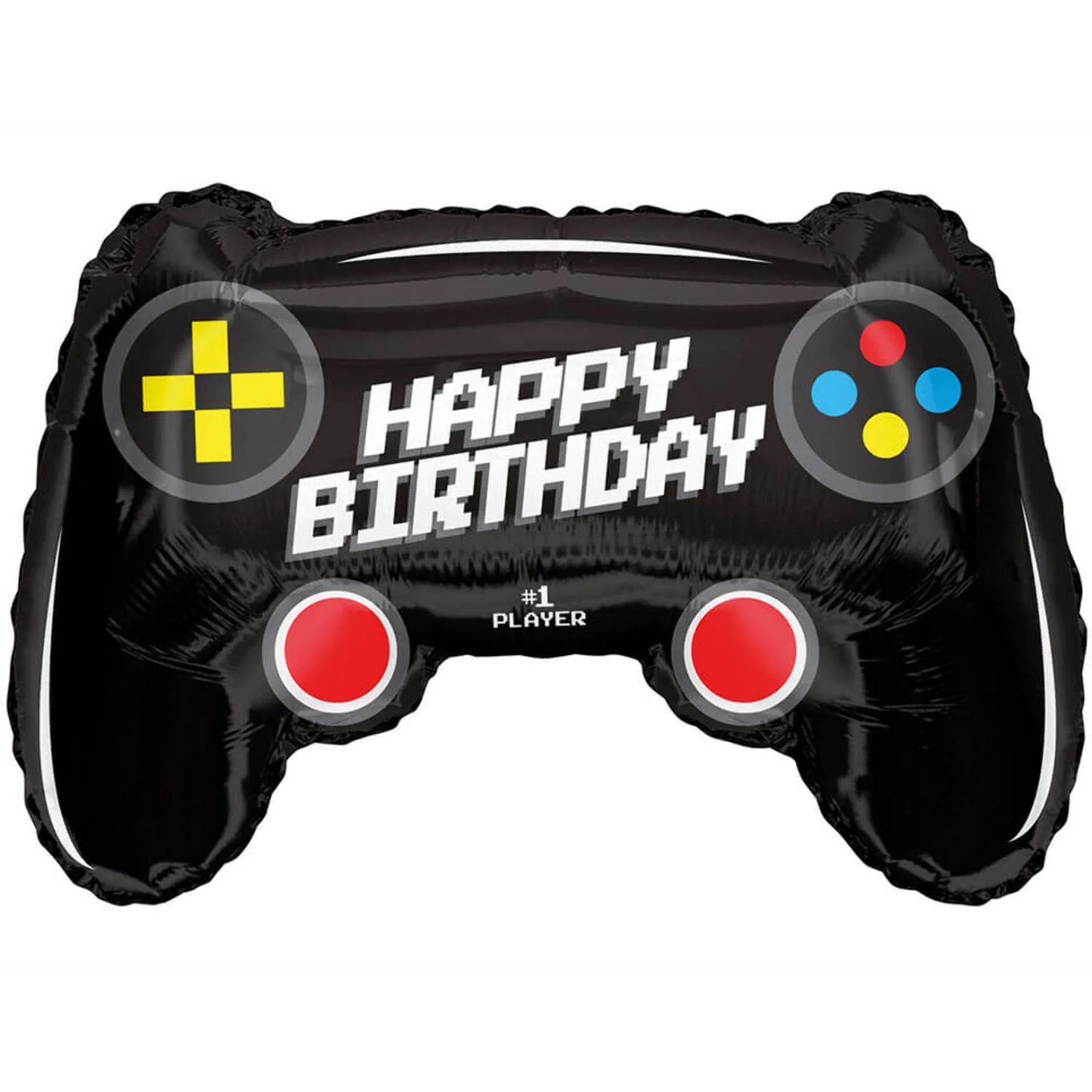 36" Game controller it's your birthday Balloon with helium C1