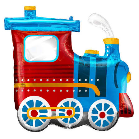 26" Choo Choo Train foil balloon