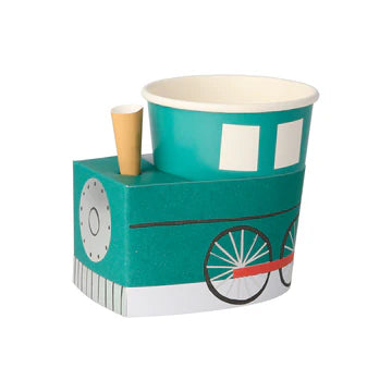 Train cups- 8 pk