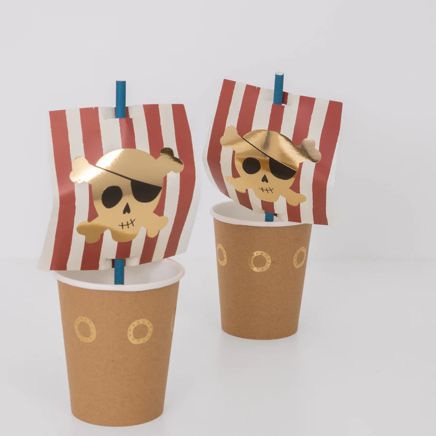 Pirate cups- 8 Pk.