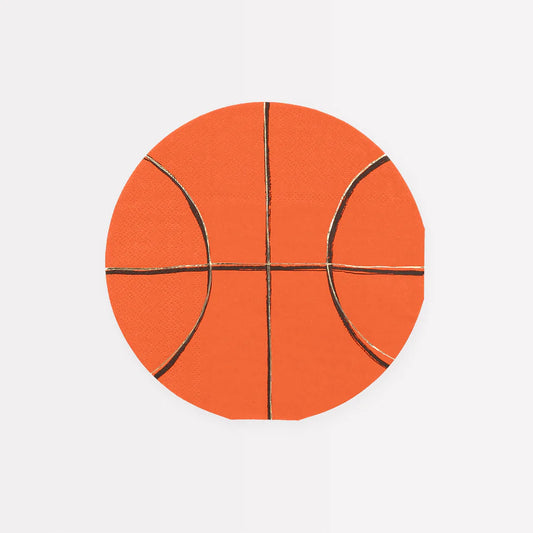Basketball napkins- 16 pk
