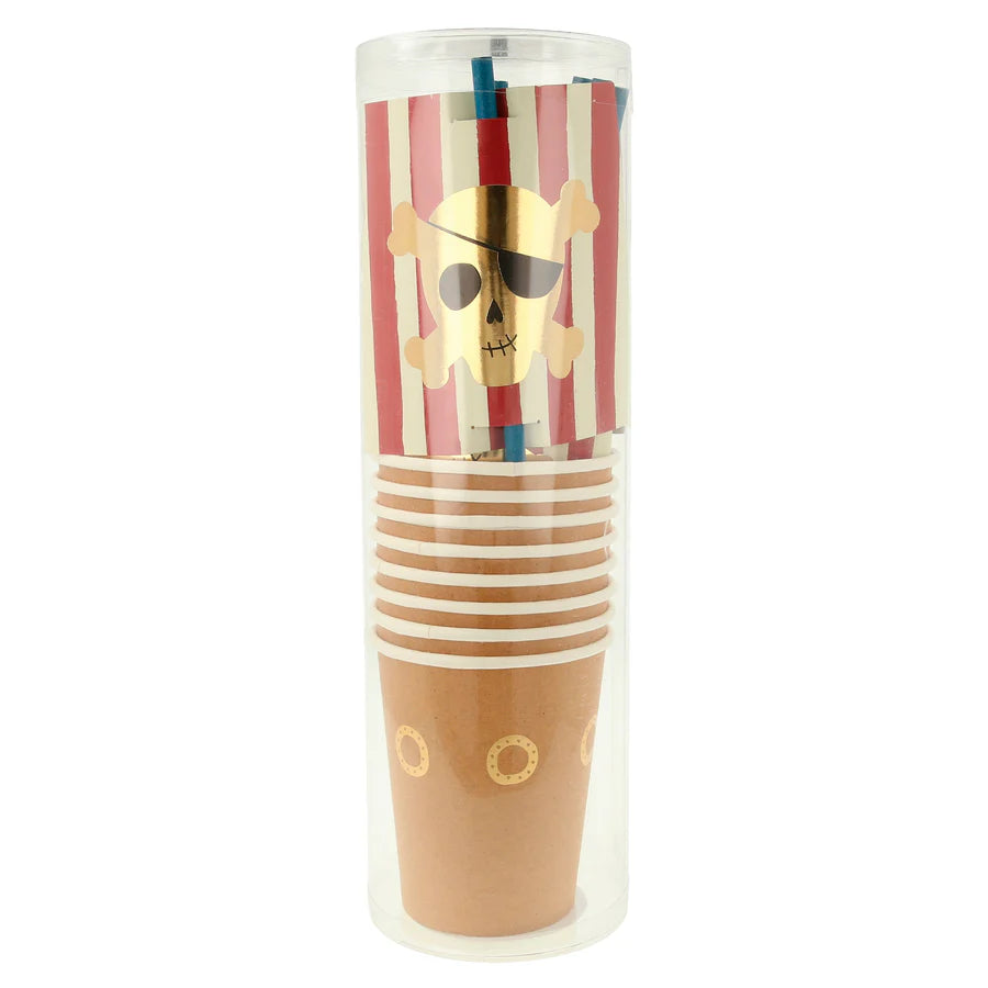 Pirate cups- 8 Pk.