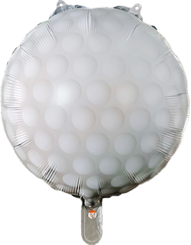 18" Sport GOLF foil Balloon with helium