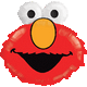 20" Elmo head Balloon with helium